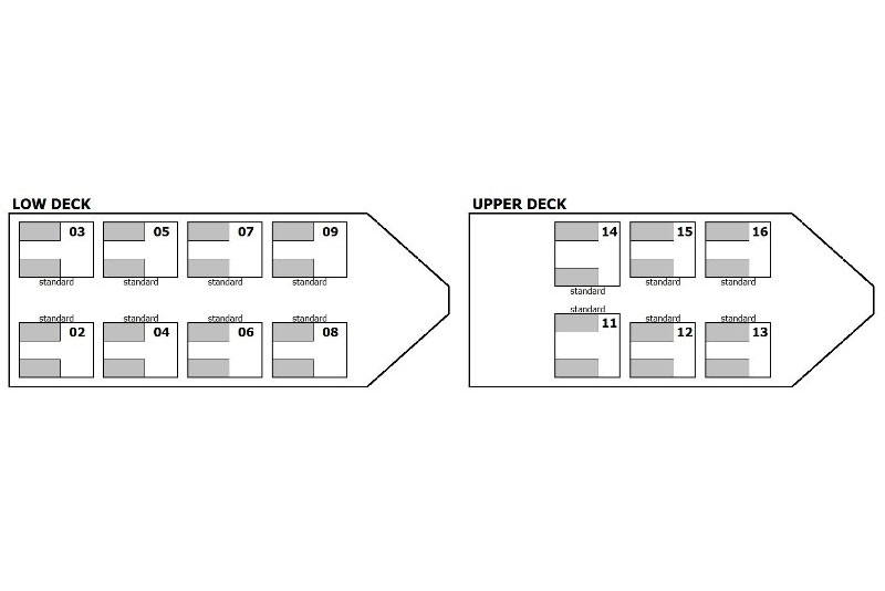 JP Marine Liveaboard deck layout