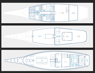 Tiger Blue Liveaboard deck layout