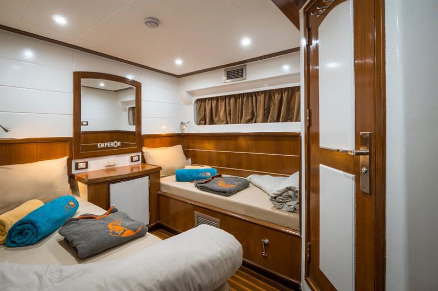 Lower Deck Twin Cabins