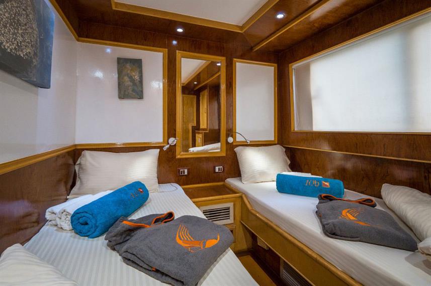 Upper Deck Twin Cabins