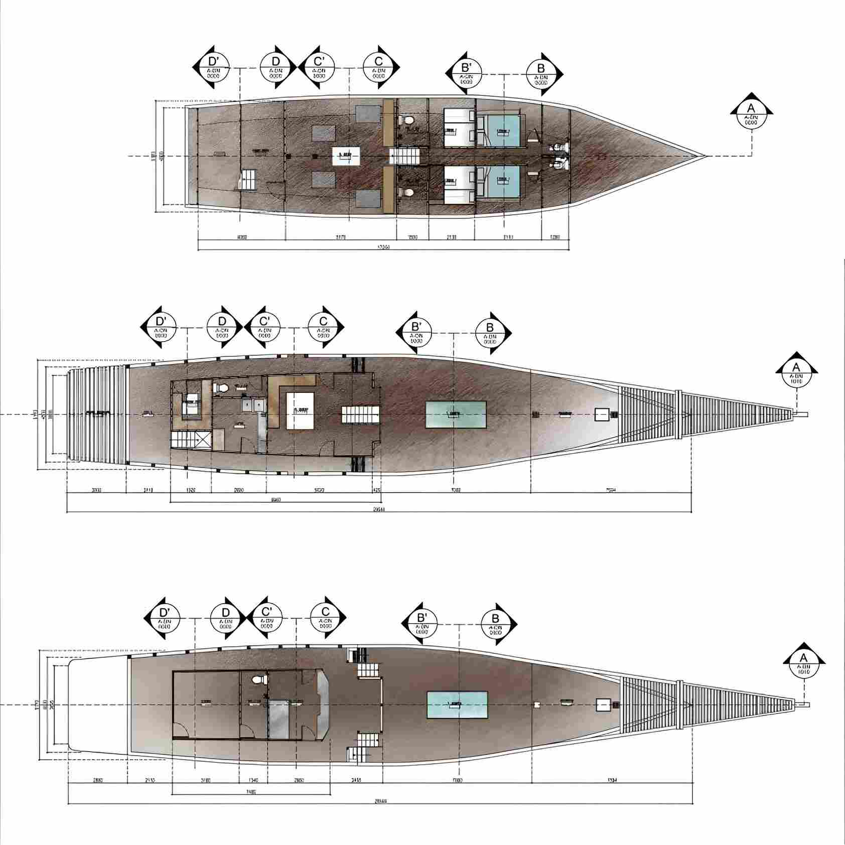 Adishree Liveaboard deck layout