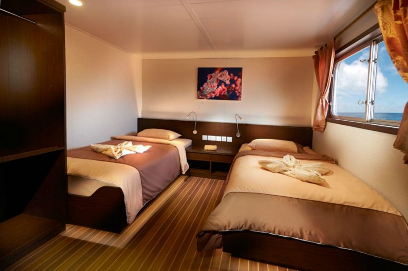 Upper Deck Twin Cabins